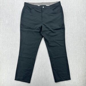 TGW Pants Mens 38x30 Black The Golf Warehouse Performance Golf Trousers Stretch